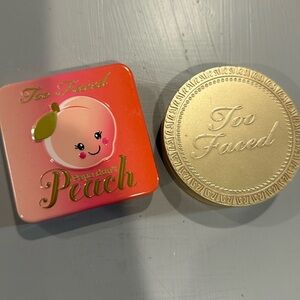 Too Faced peach blush chocolate bronzer Compact